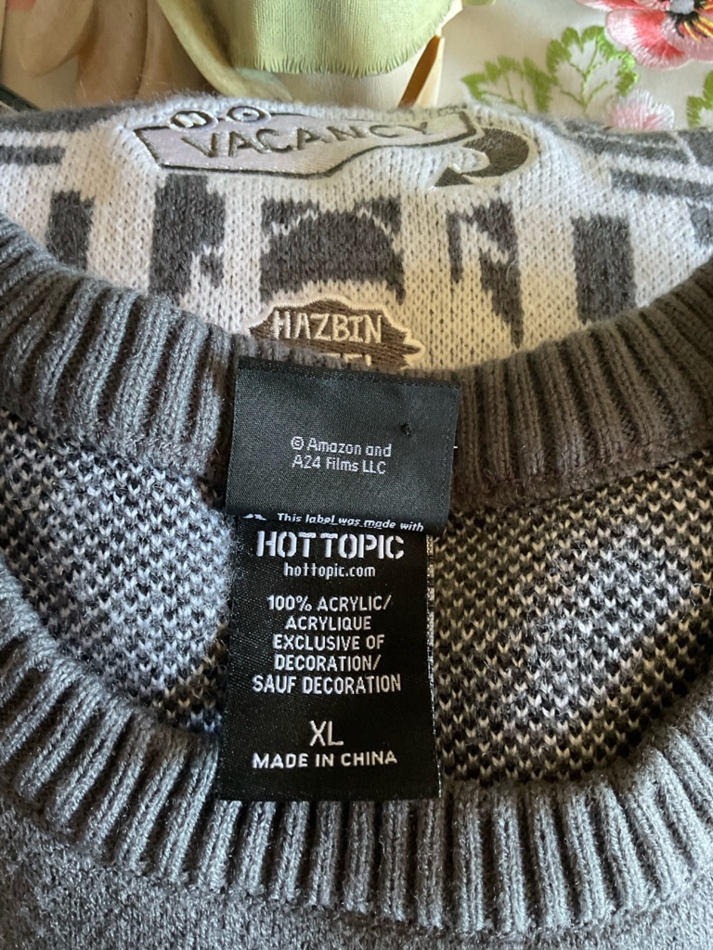 Hazbin Hotel Alastor Intarsia Knit Sweater - Picture 7 of 7